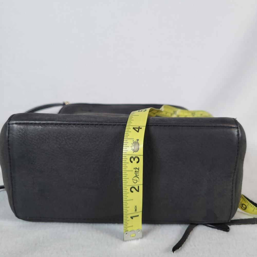 Rebecca Minkoff Womens Micro Avery Shoulder Bag Black Pebble Leather Biker Punk - Picture 13 of 13
